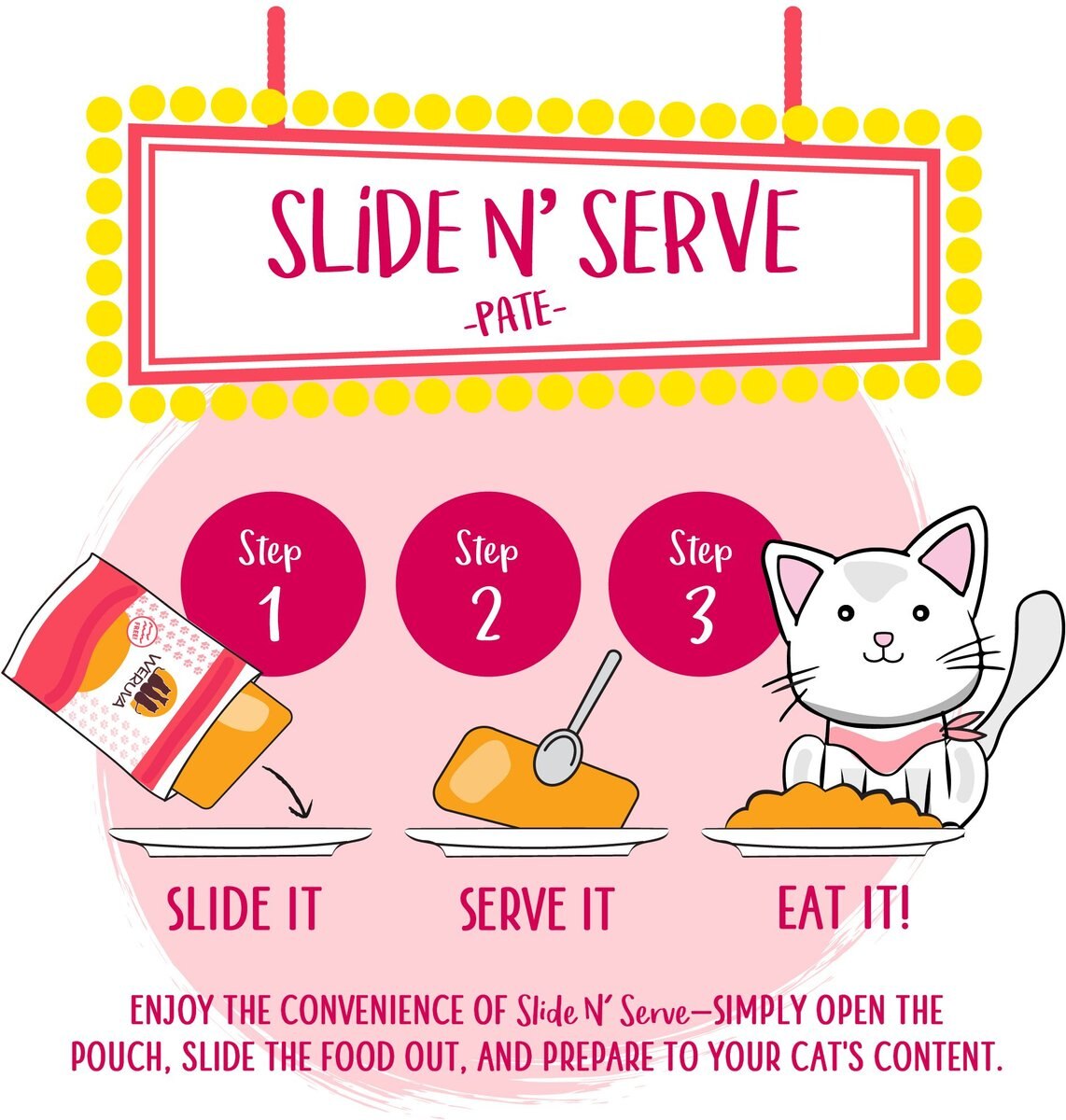 Weruva Slide N' Serve Name 'Dat Tuna Tuna Dinner Pate Grain-Free Cat Food Pouches