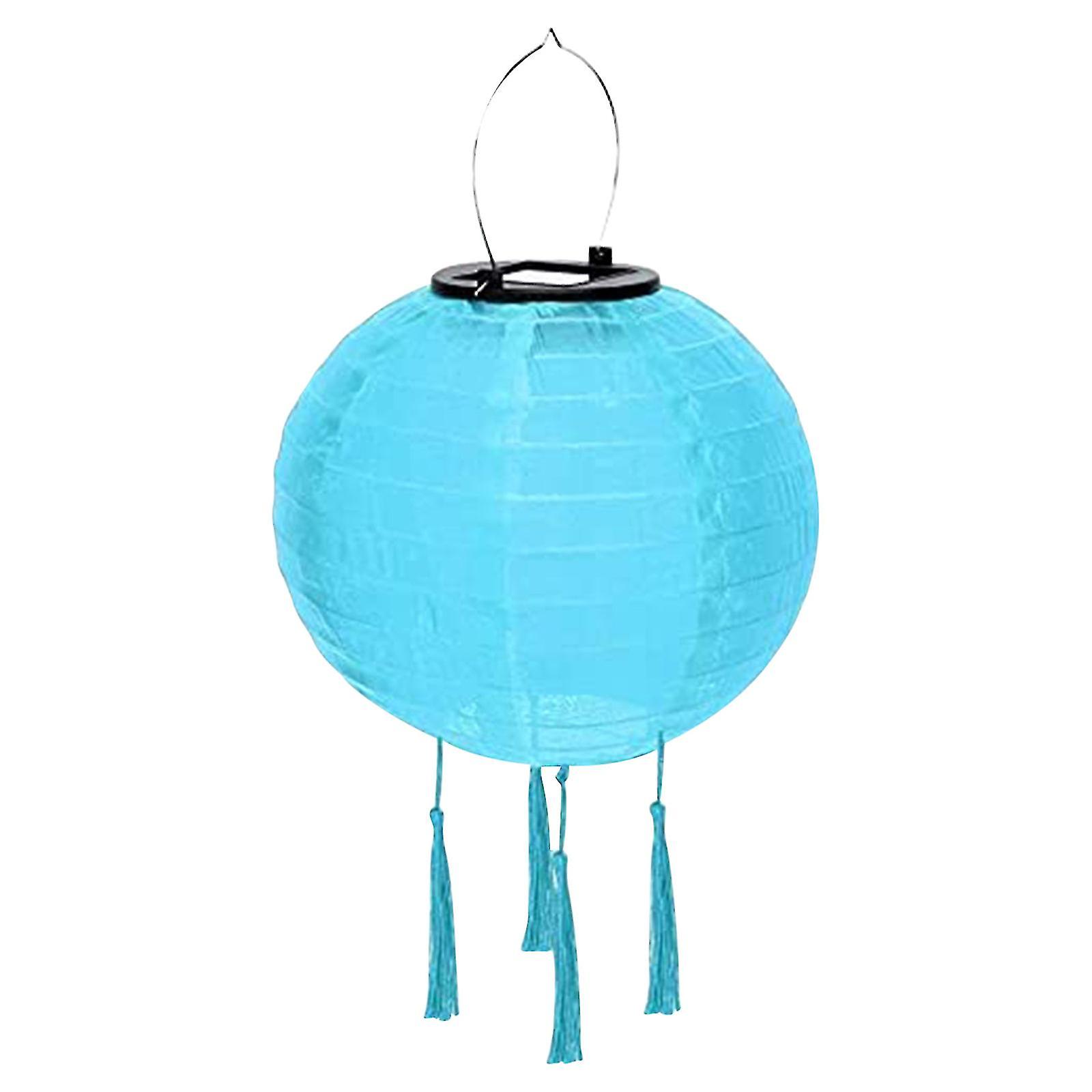 Outdoor Solar Led Lantern Garden Lamp For Wedding Church And Party Decoration Blue