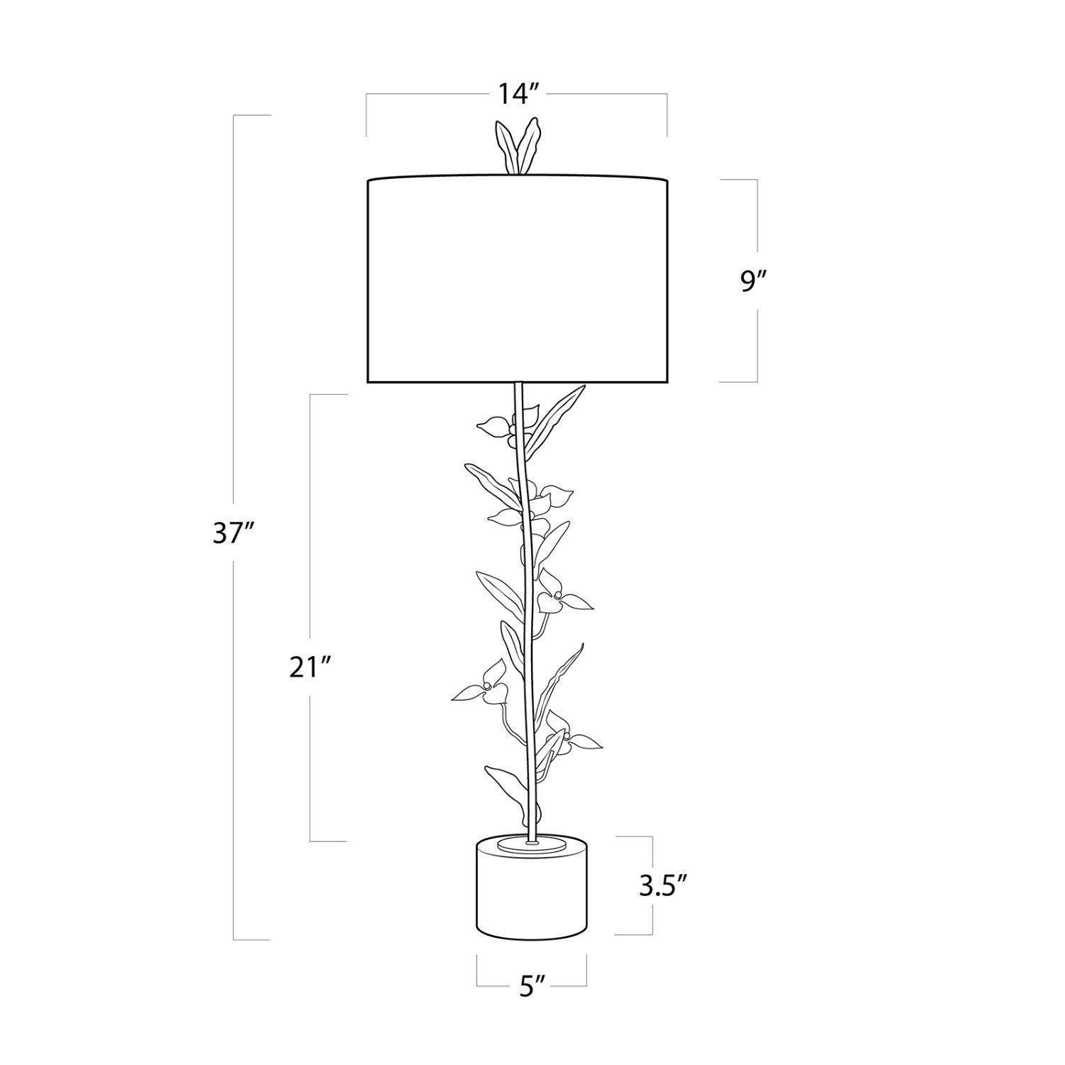 Trillium Buffet Lamp by Southern Living