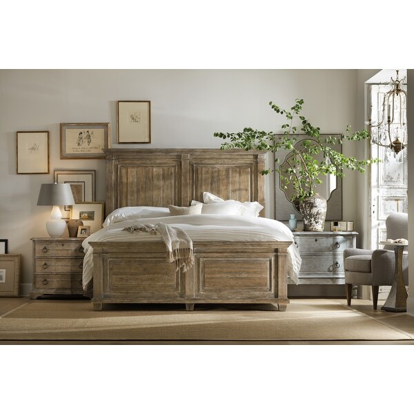 Hooker Furniture Laurier Queen Plank Panel Bed from the Boheme - - 29570062