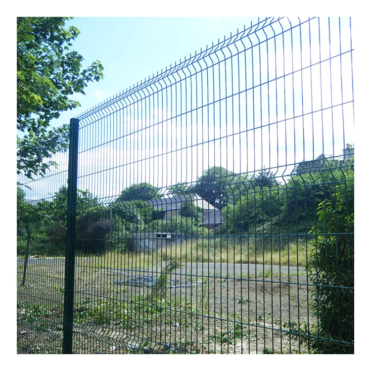 Fencing Garden Buildings Supplies Outdoor Metal Material 3D Bending Curved Welded Steel Wire Mesh  Panel Fence