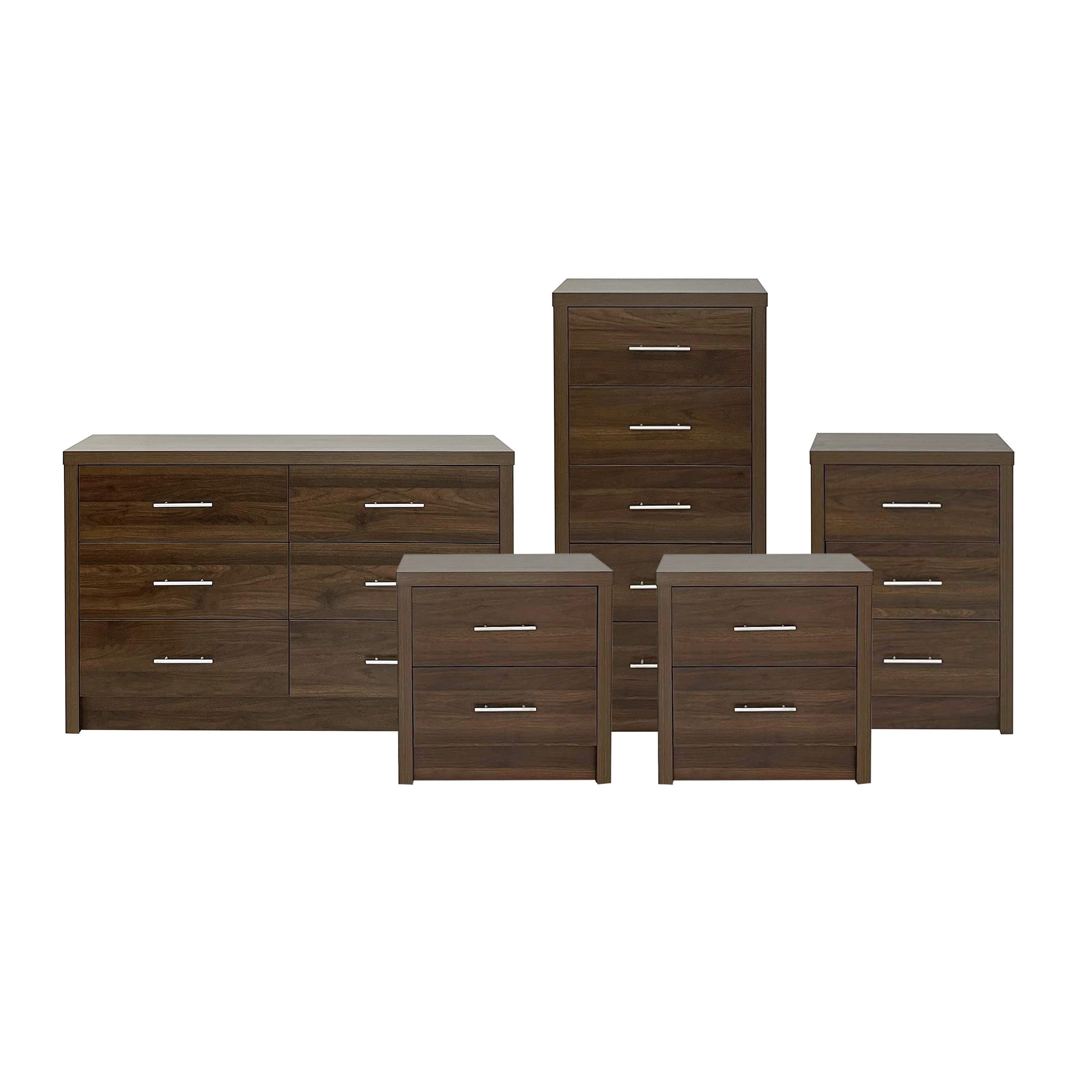 Marlette Modern 5 Piece Bedroom Set