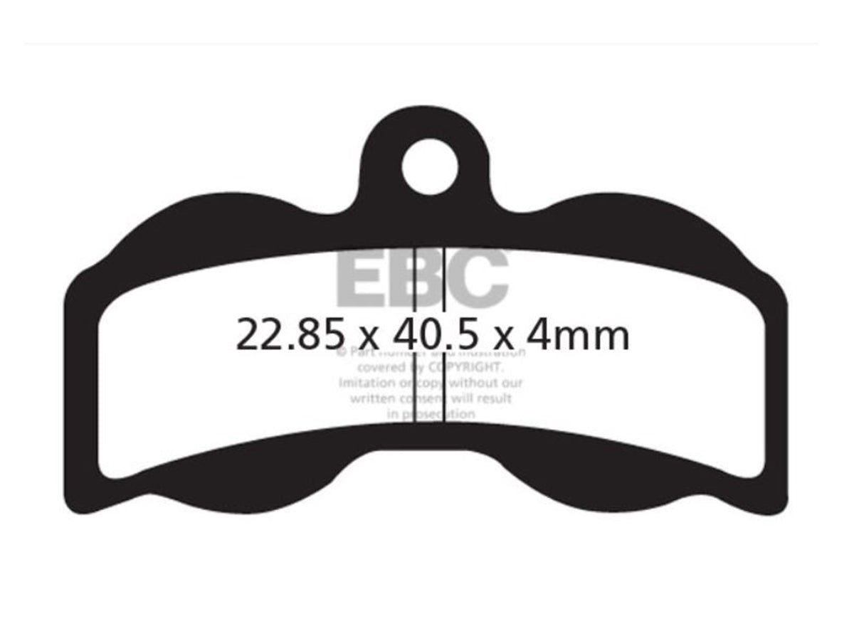 EBC Hope XC 4 Piston Disc Brake Pads