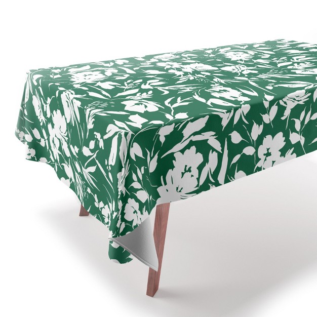 Marta Barragan Camarasa Monochrome Wild Garden Tablecloth Deny Designs