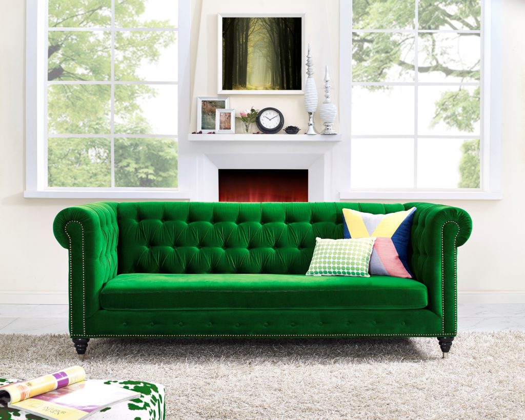 Hanny Velvet Sofa