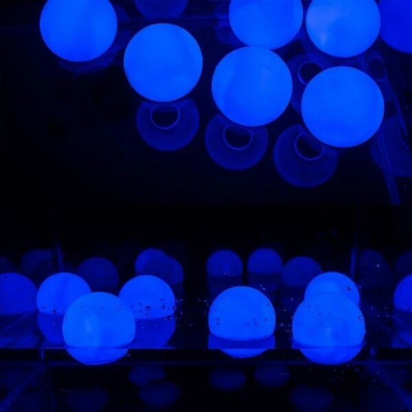 2/6/12Pcs LED Color Floating Ball Mood Light Garden for Pool Ponds and Parties 8cm/3inch