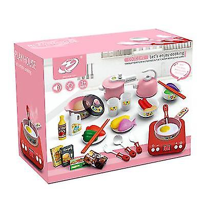 Kids Pretend Play Kitchen Daycare Cooking Toy With Stainless Steel Cookware Pots And Pans Set， Cooking Utensils