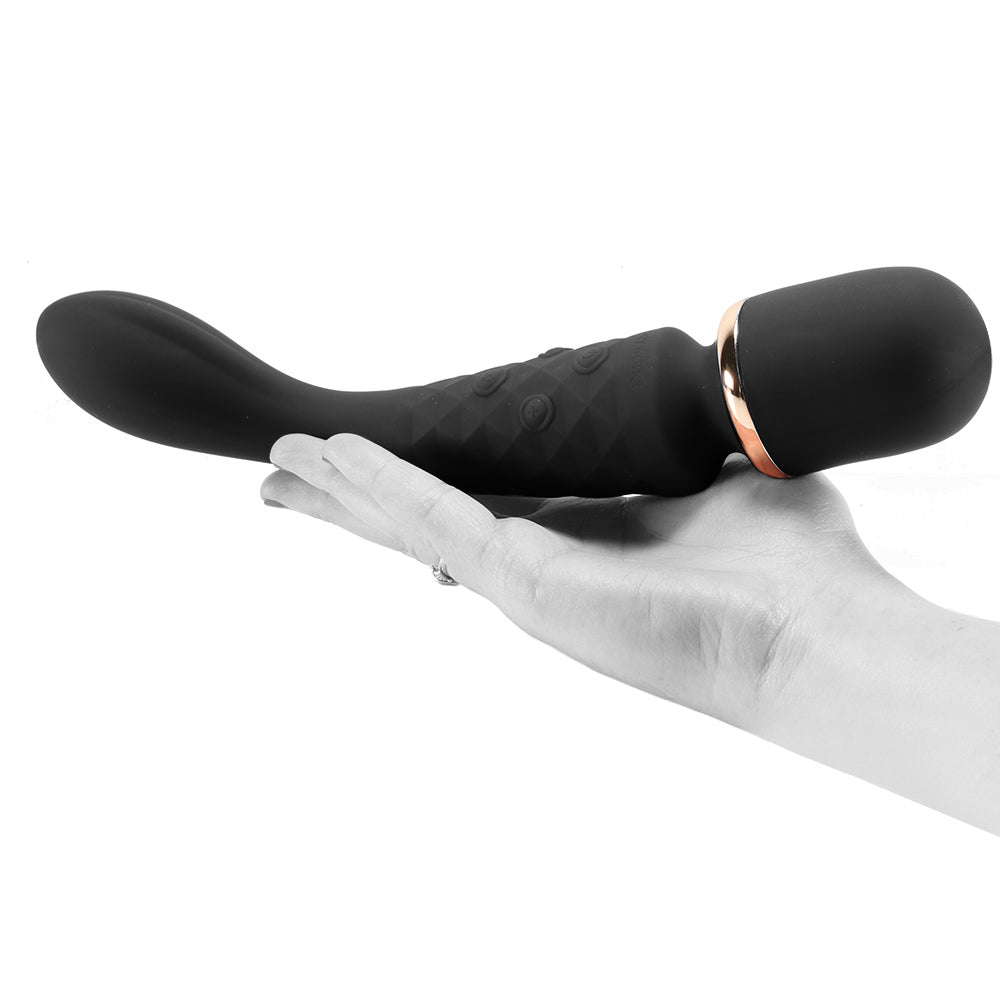 BodyWand Luxe 2-Way Wand in Black