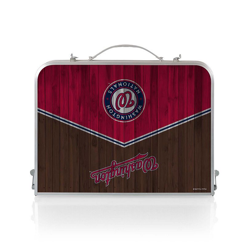 Picnic Time Washington Nationals Mini Folding Table