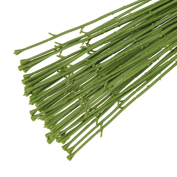 Floral Wire Stems 12.6 Floral Wire Branches Artificial Flower Rod Green