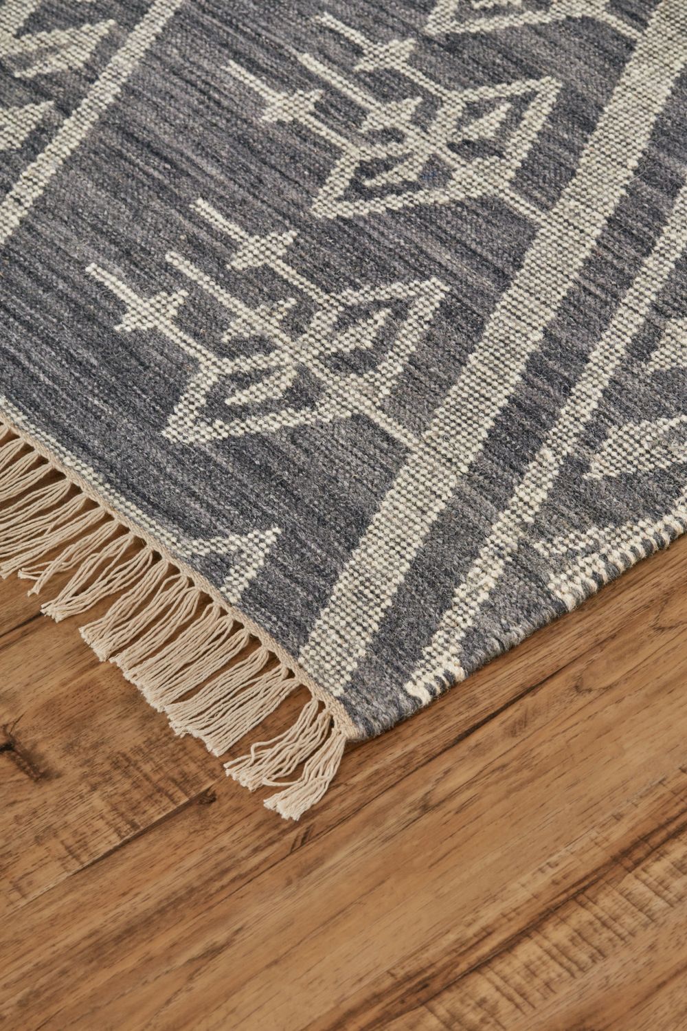 Bray Blue and Ivory Rug by BD Fine