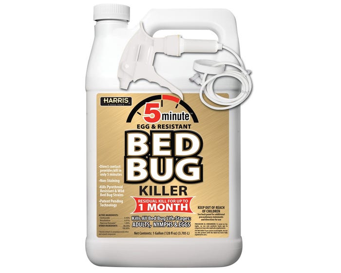 PF Harris Kill Egg and Resistant Bed Bug Gold 5 Minute， 1 Gallon - GOLDBB-128