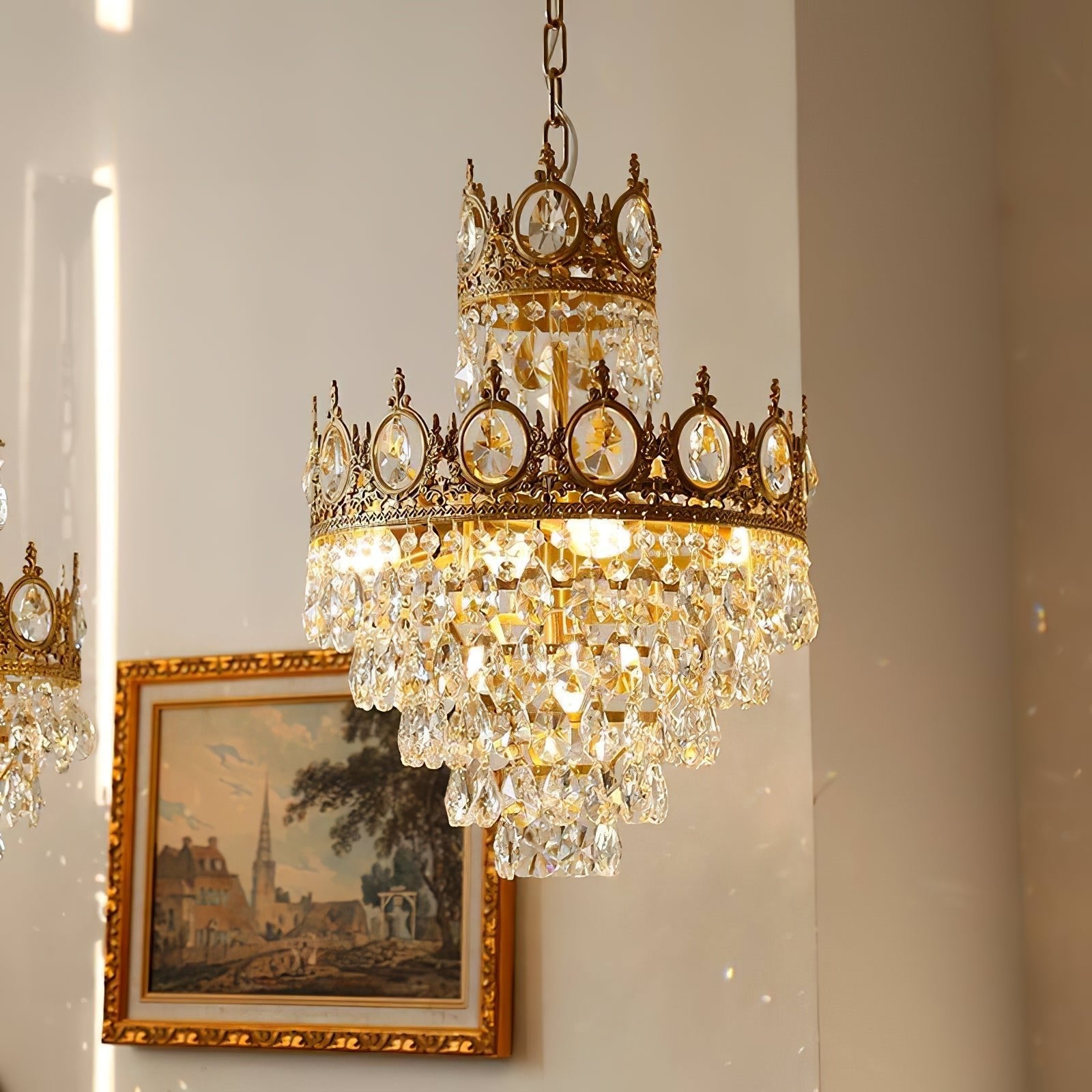 Vintage Crystal Chandelier