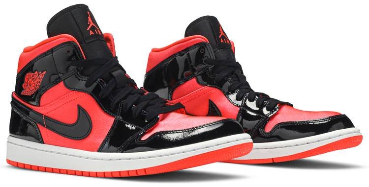 Wmns Air Jordan 1 Mid 'Hot Punch' BQ6472-600