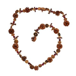 5.75 ft. Natural Nuts Garland 5630