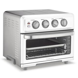 Cuisinart 1800-Watt 6-Slice White Toaster Oven and Air Fryer with Grill TOA-70W