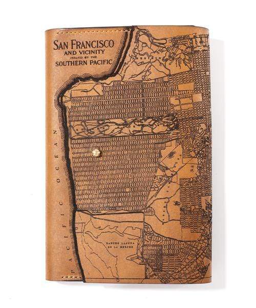 Leather Map Journals