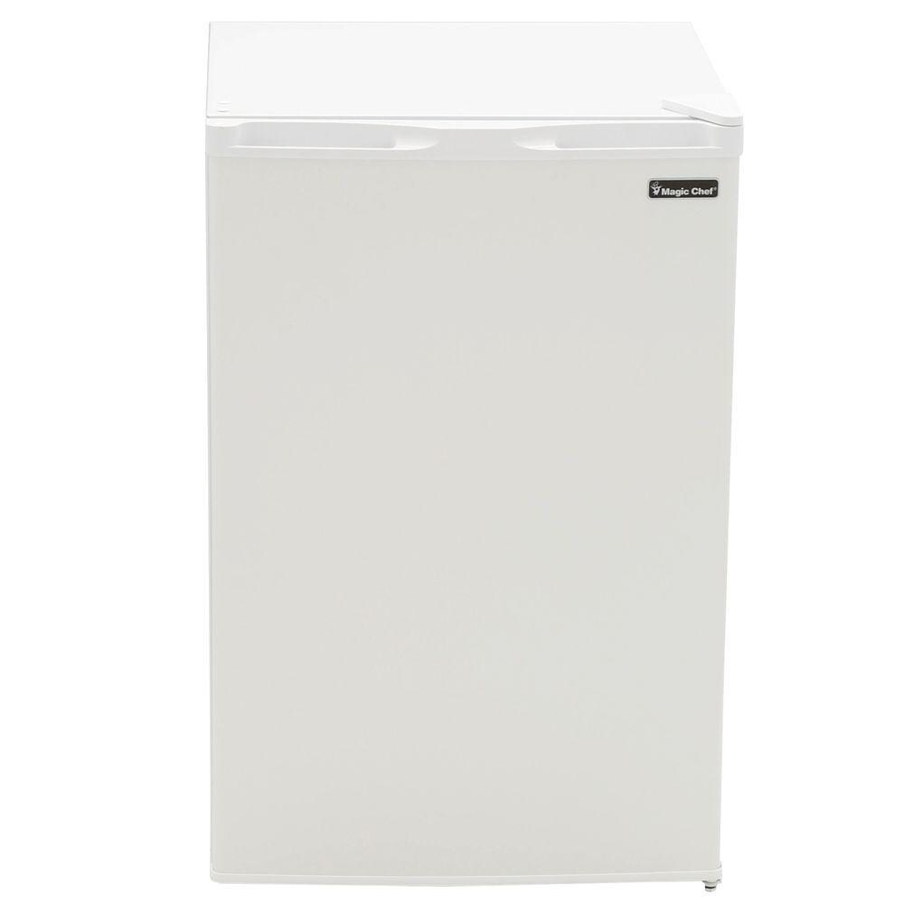 Magic Chef MCUF3W2 3 Cubic Ft Deep Small Mini Adjustable Upright Freezer  White