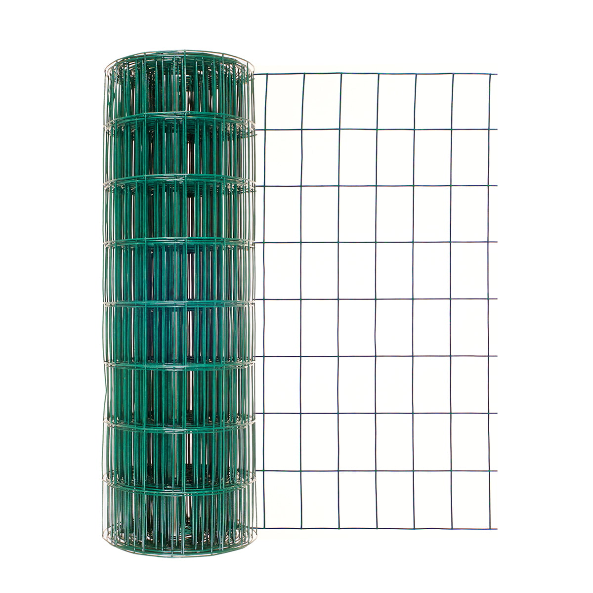 Garden Craft 24in H x 50ft L Green Vinyl Coated Steel Wire Fence with 2in x 3in Openings