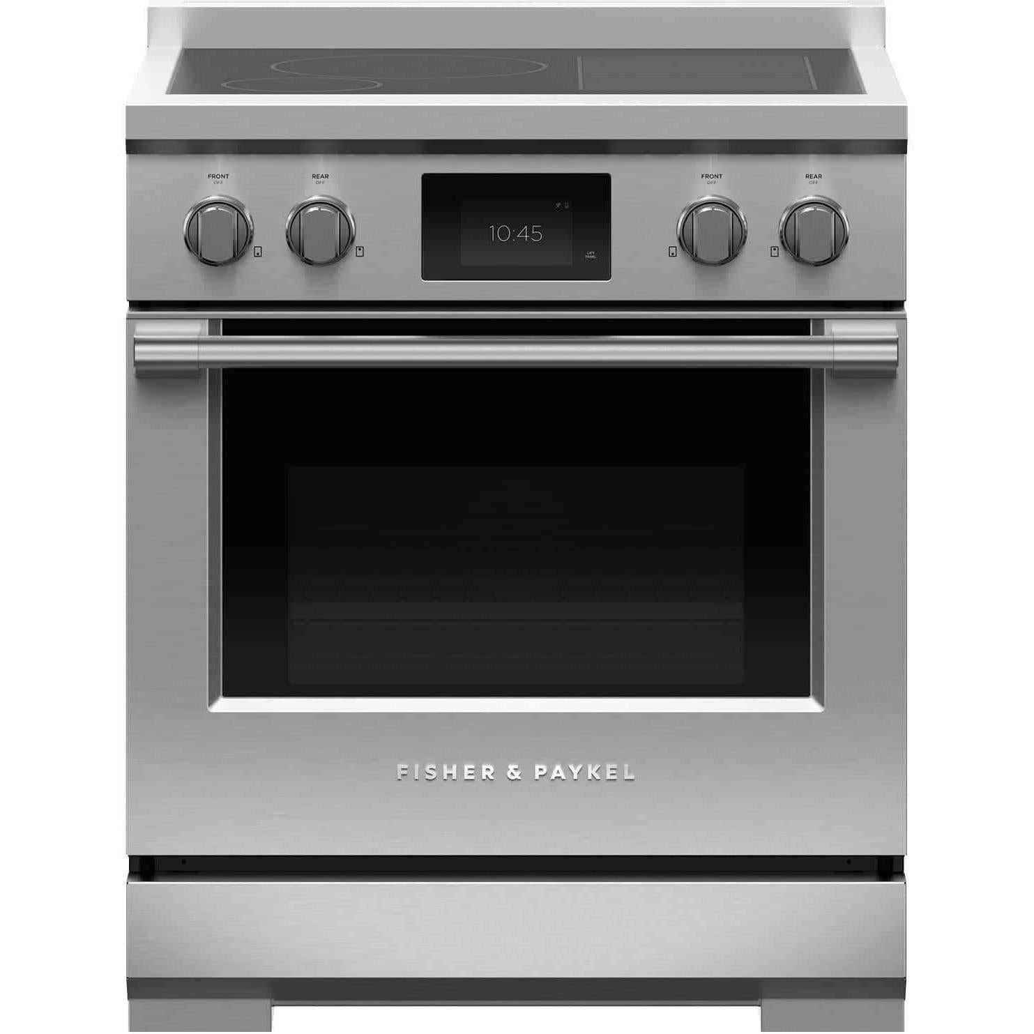 Fisher & Paykel 30-inch Freestanding Induction Range with Self-Cleaning Oven RIV3-304