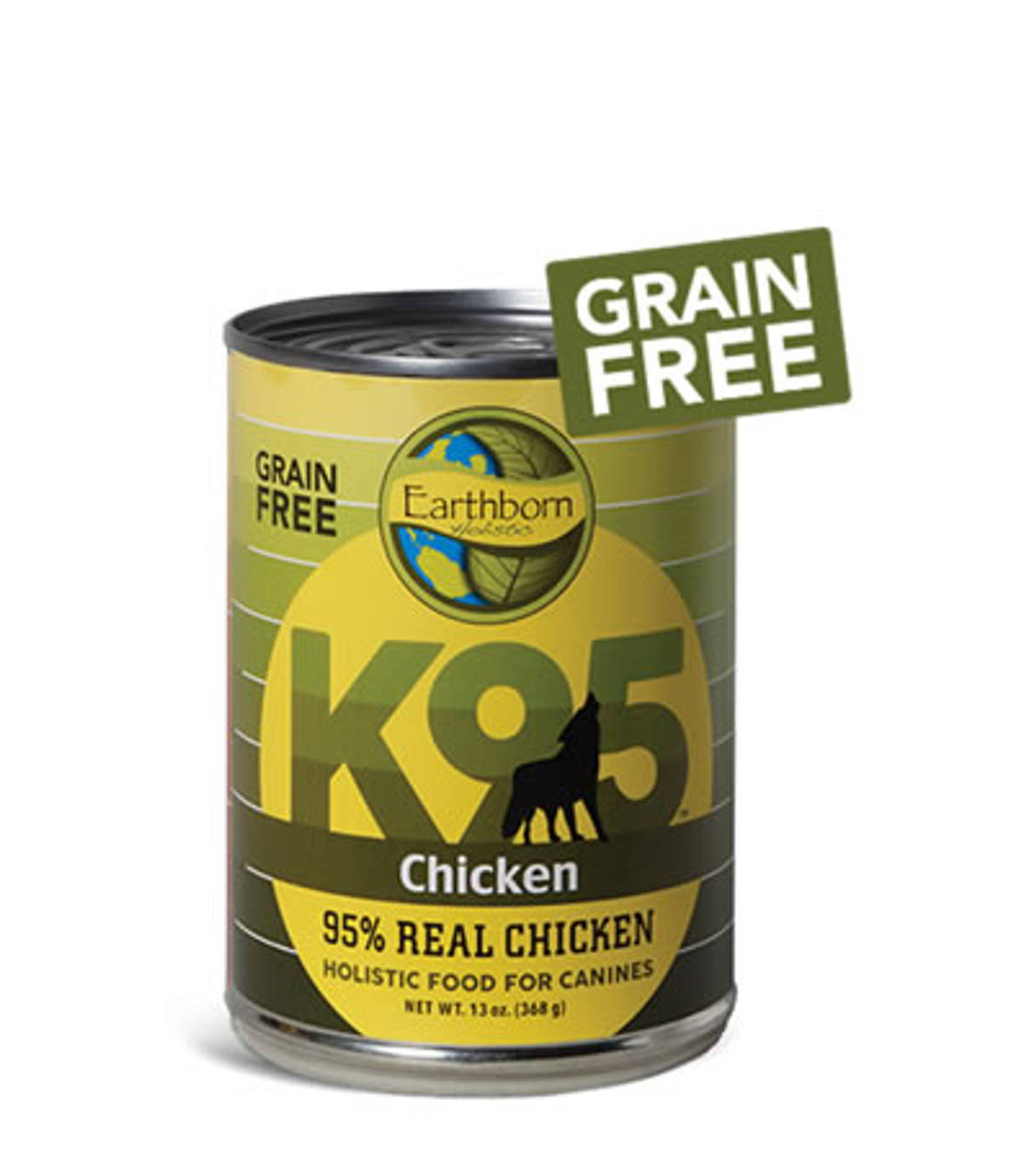 Earthborn K95 Grain Free Chicken Canned Dog Food 13 Oz