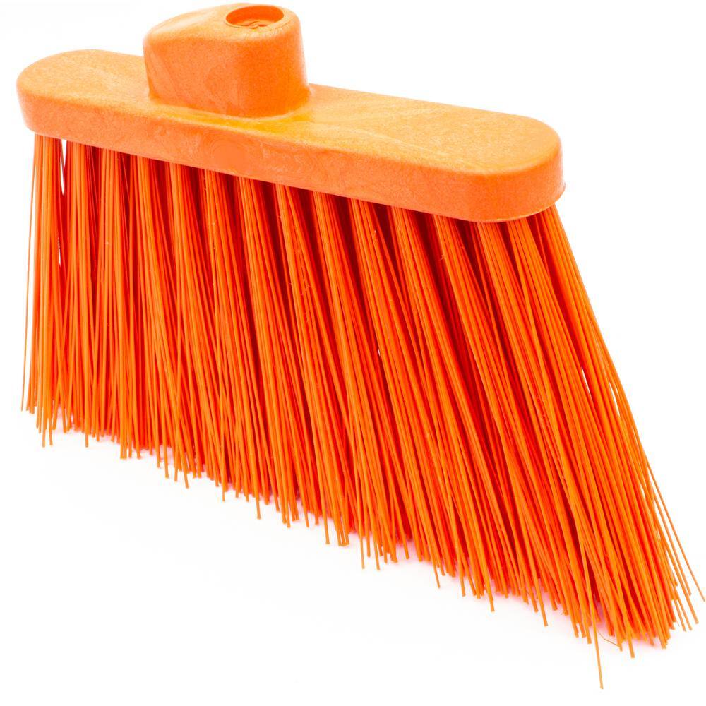 CFS Brands Sparta 12 in. Orange Polypropylene Unflagged Upright Broom Head (12-Pack) 36868EC24