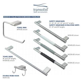 Transolid Maddox Wall-Mount 16 in. Soap Dish MSD16-BS