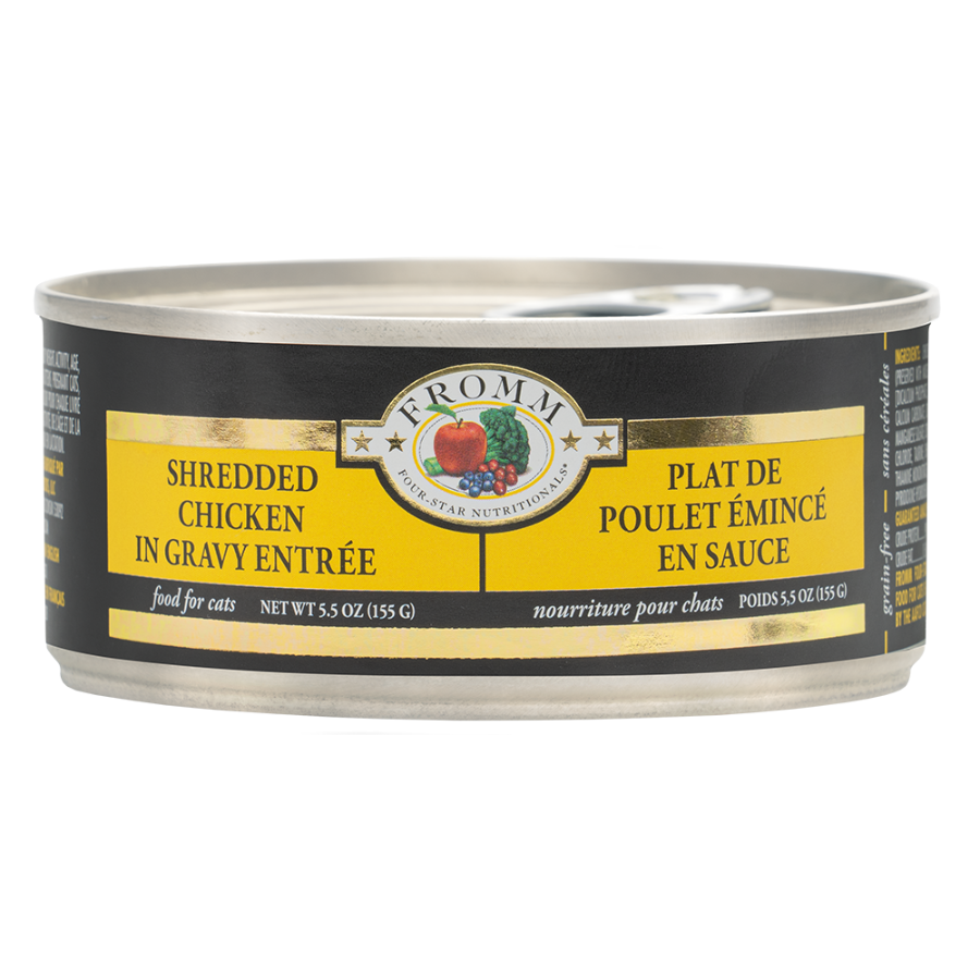 Fromm Four-Star Shredded Chicken Canned Cat Food 5.5oz