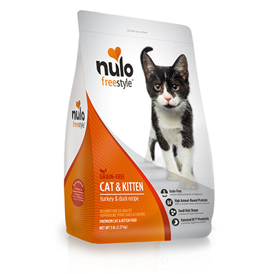 Nulo Freestyle Cat and Kitten Grain Free Turkey and Duck Recipe Dry Cat Fo