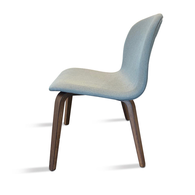 LOTTIE Lounge Chair - Walnut & Grey