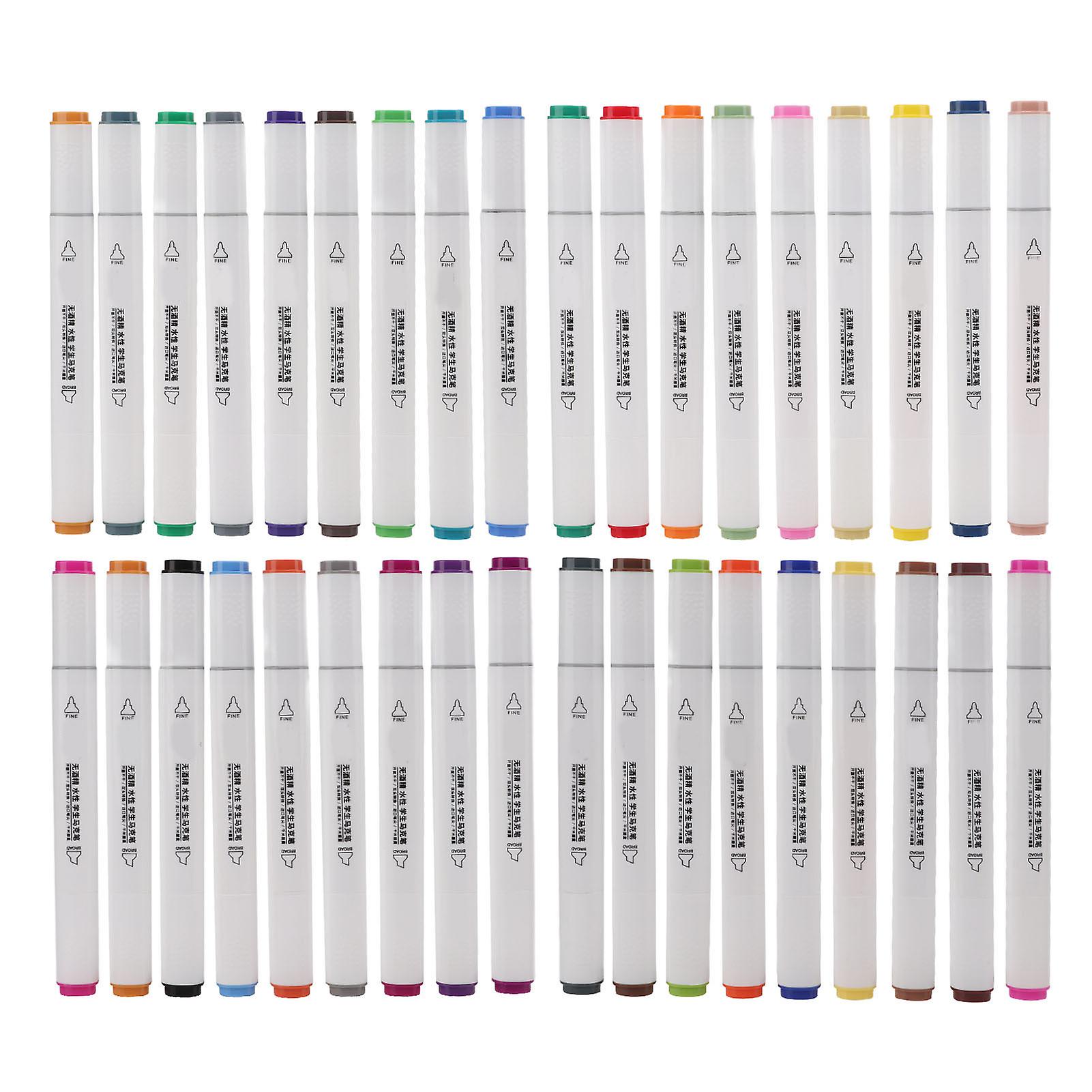 Marker Set 36 Color Portable Children's Color Painting Water Based Double Headed Marker