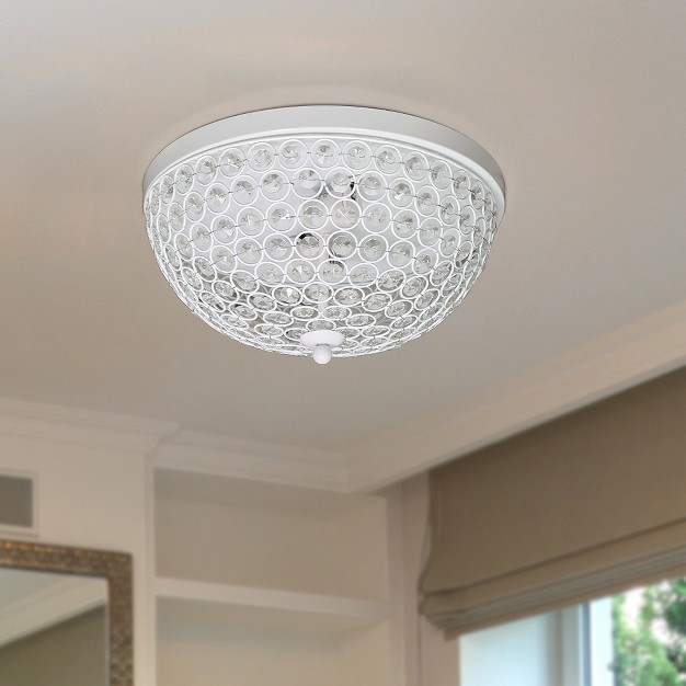 Elipse Crystal Flush Mount Ceiling Lights Elegant Designs