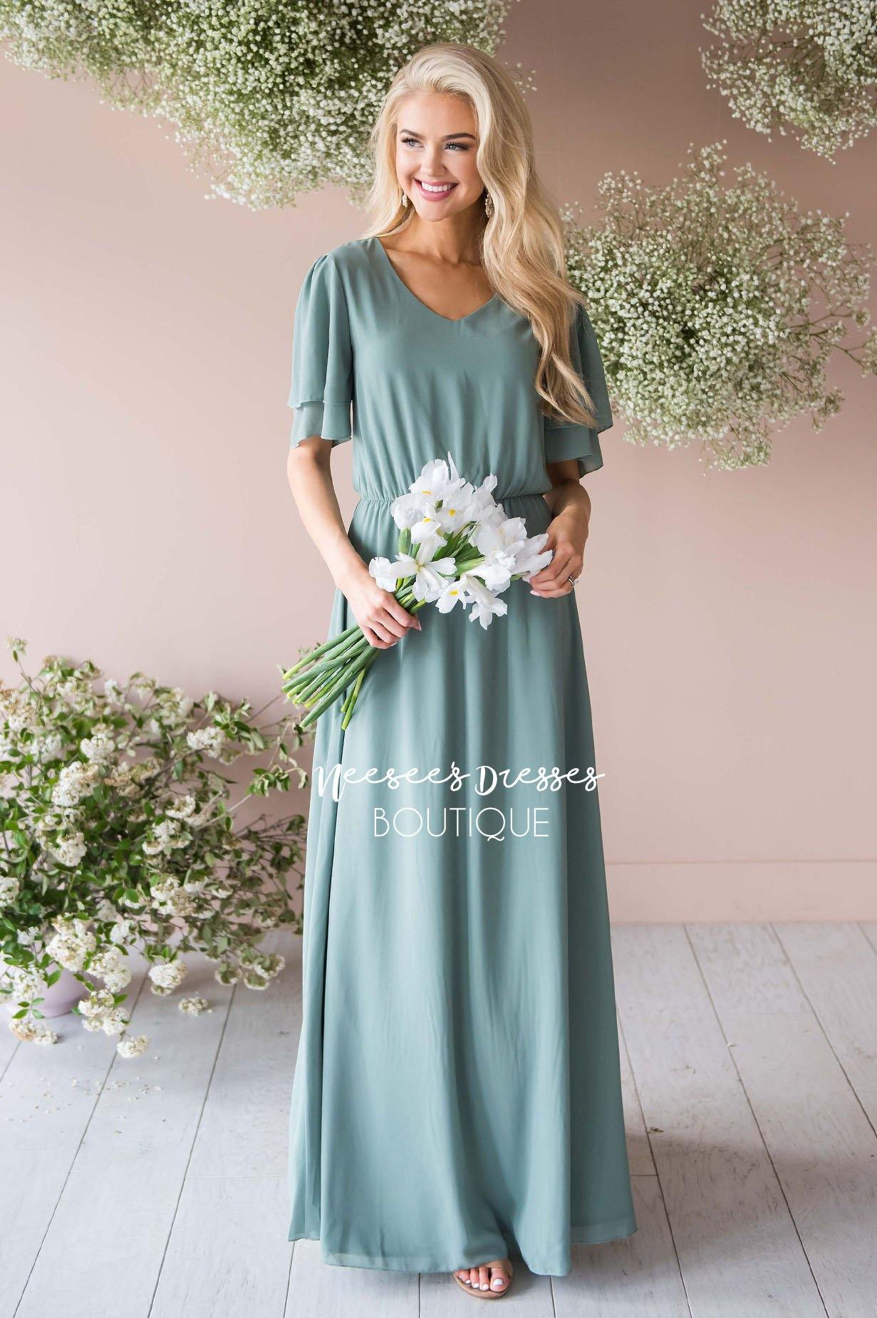 The Chloe Chiffon Maxi Dress