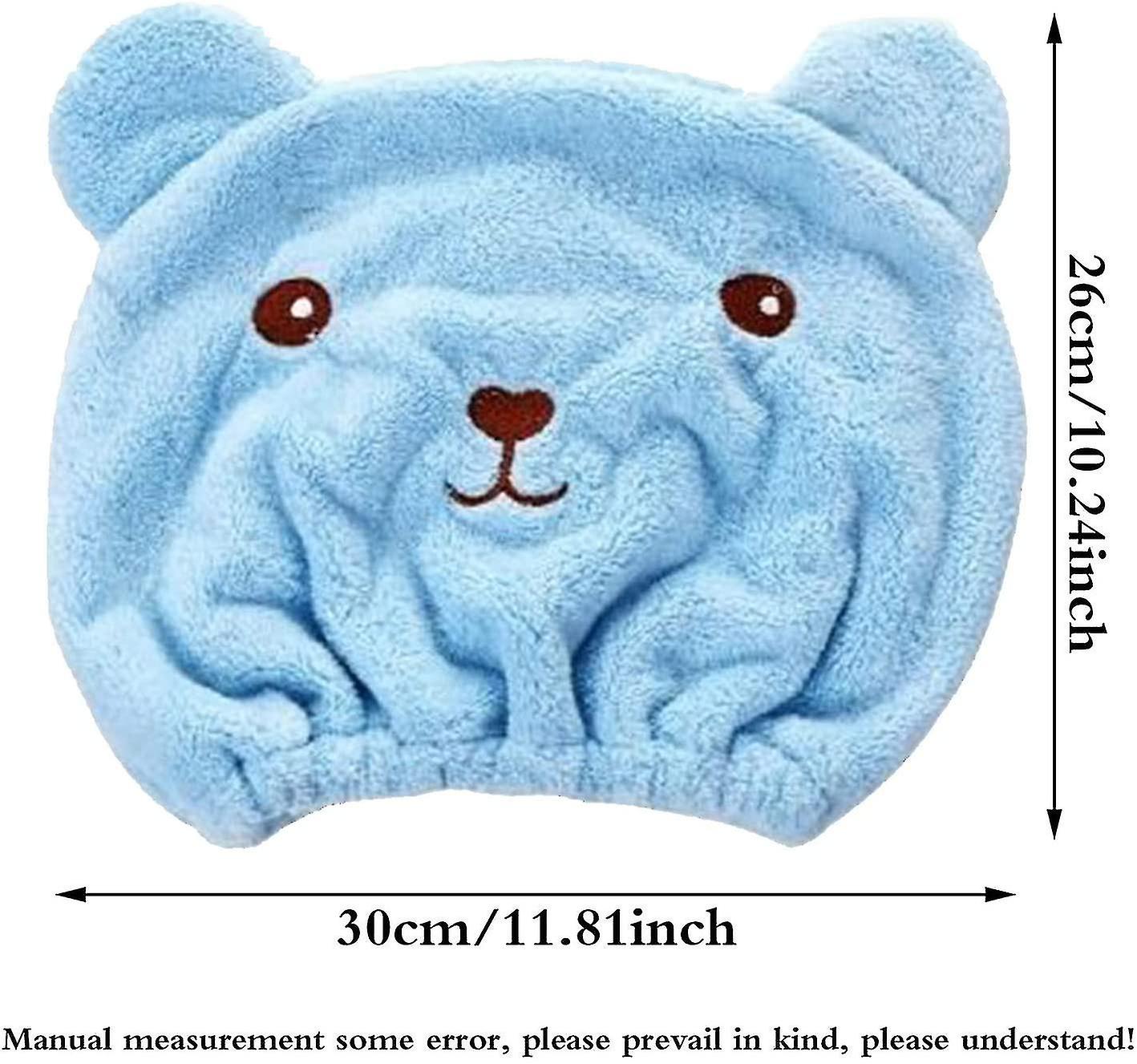 2pcs Dry Hair Hat Hair Towel Microfiber Hair Towel Absorbent Turban Hand Towels