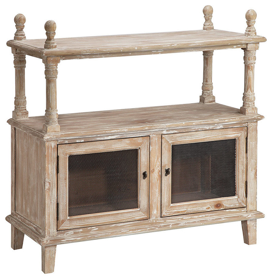 Georgia Display Cabinet   Farmhouse   Accent Chests And Cabinets   by BisonOffice  Houzz