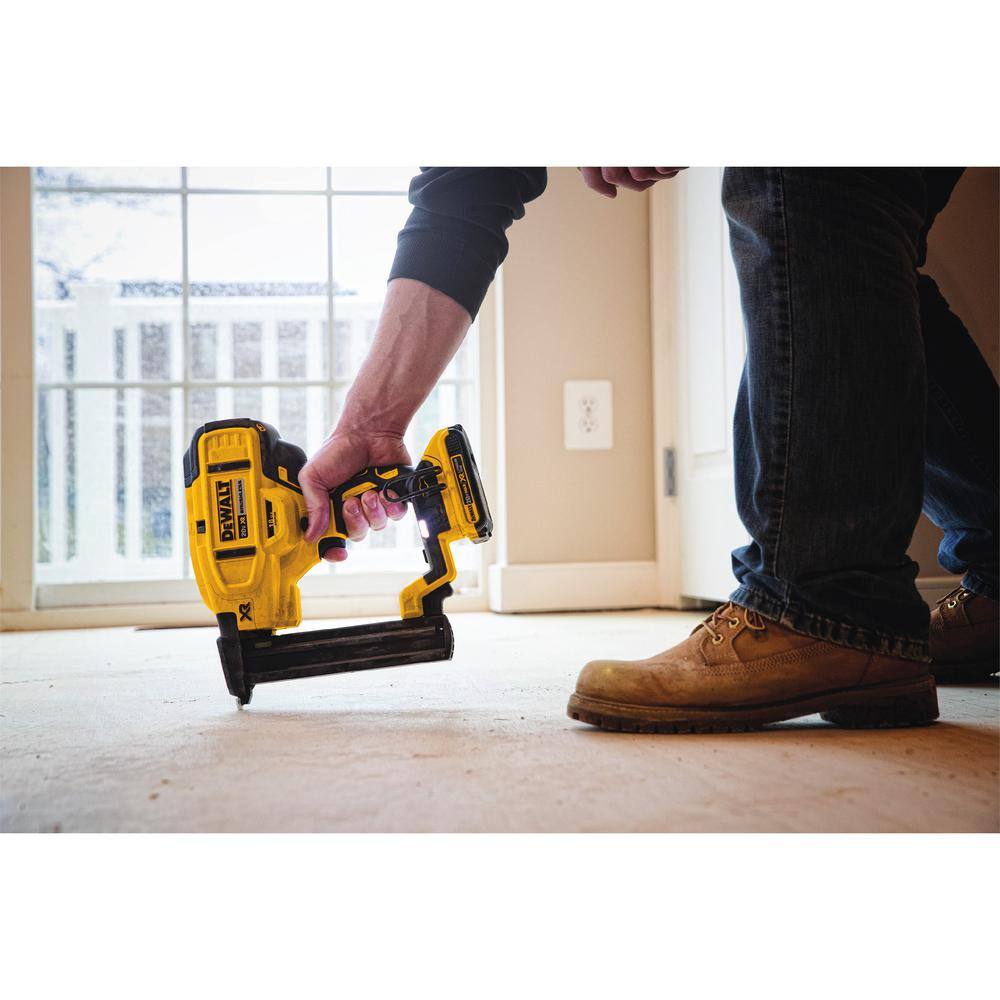 DEWALT DCN681B 20V MAX XR Lithium-Ion Cordless 18-Gauge Narrow Crown Stapler (Tool Only)