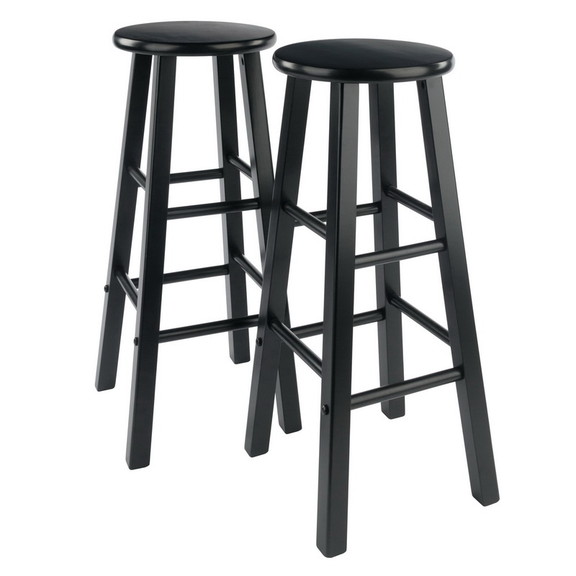 Winsome 20270 Element 2 PC Set Bar Stools 29  B...