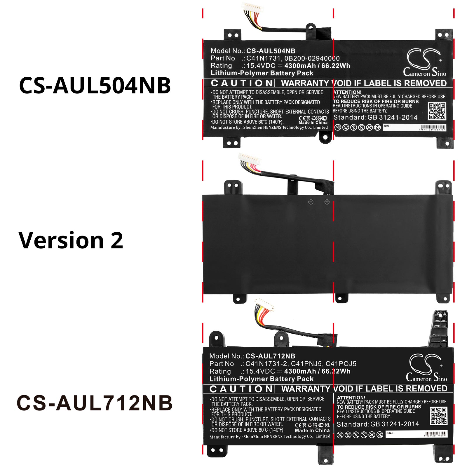 Asus G731GW ROG SCAR II GL504GVES015T Rog scar II Gl764gw ROG SCAR2G715GVEV023T ROG Strix G G531GUAL013T R Laptop and Notebook Replacement Battery BatteryClerkcom Laptop and Notebook