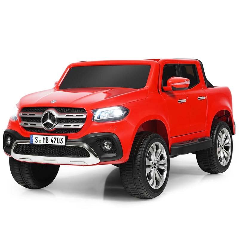 Licensed Mercedes Benz X Class Kids Ride-on Car 12V Battery Powered Vehicle Riding Toy Car with Trunk