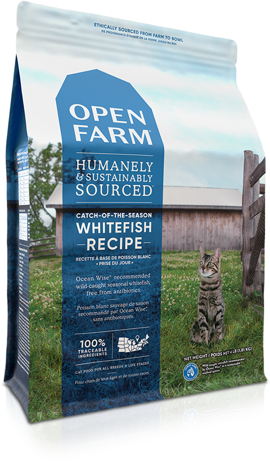 Open Farm Catch of the Season Whitefish Dry Cat Food - 4lbs