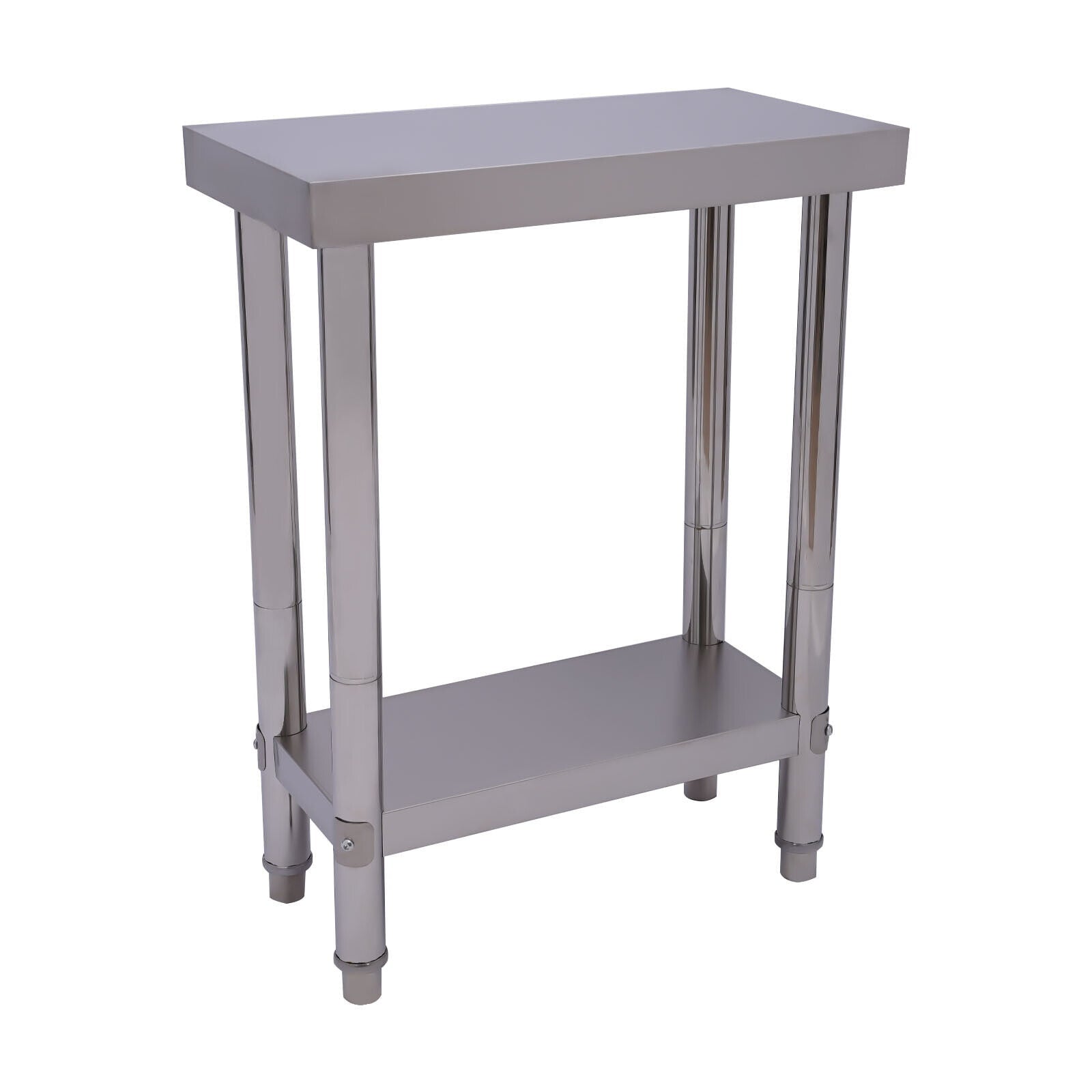 CNCEST Food Prep Table Kitchen Work Table Storage Prep Table Work Table Stainless Steel