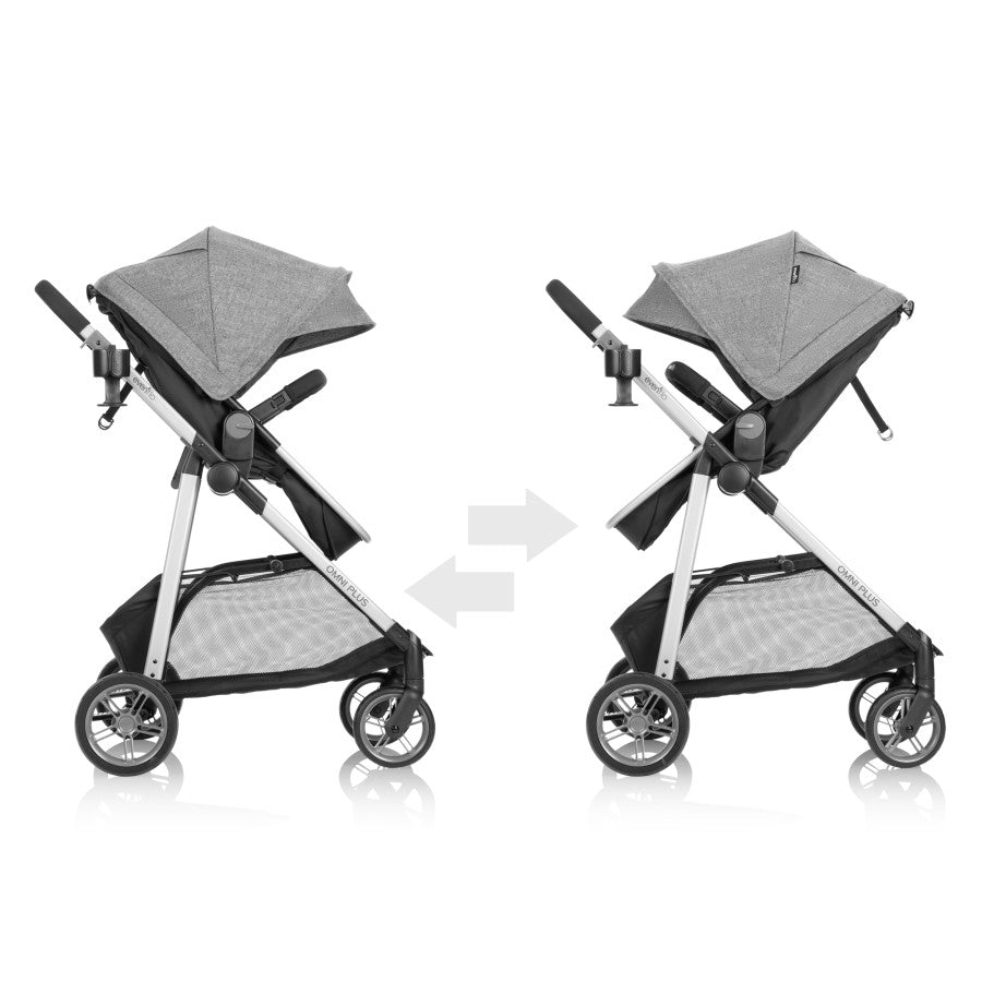 Omni Plus Modular Travel System with LiteMax Sport Rear-Facing Infant Car Seat