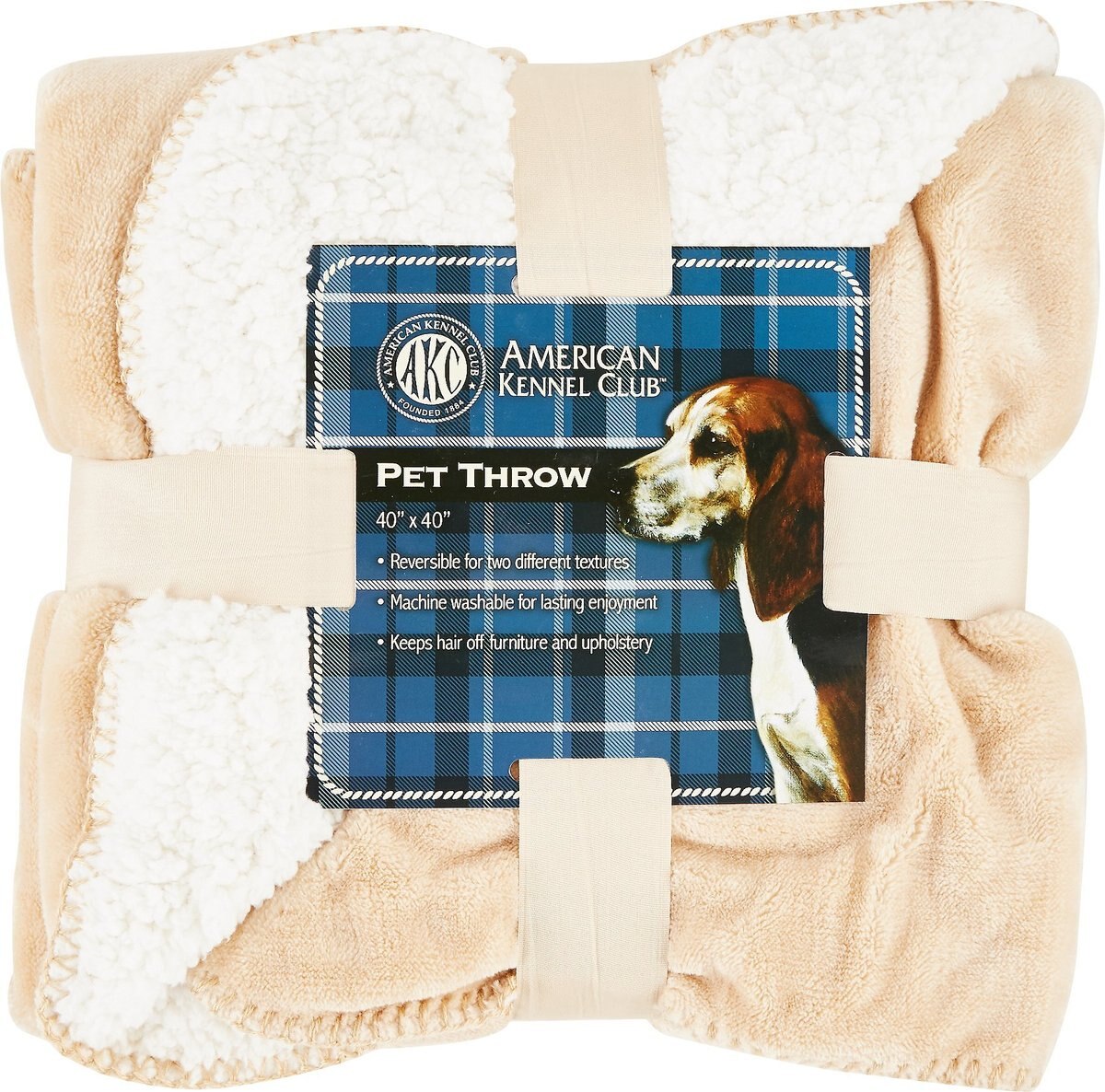 American Kennel Club AKC Micro Sherpa Dog and Cat Blanket