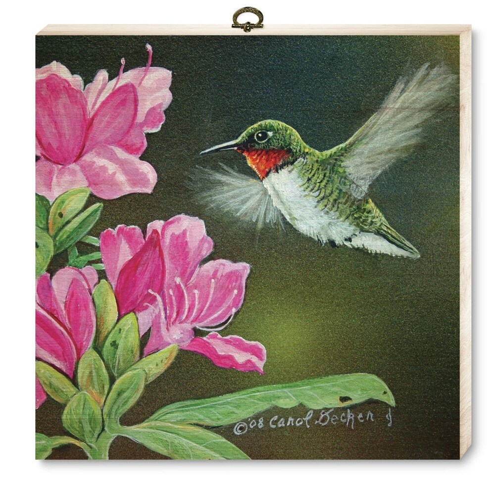 House   Homebody Co. Opening Day Hummingbird Wood Cutting Board   12x12