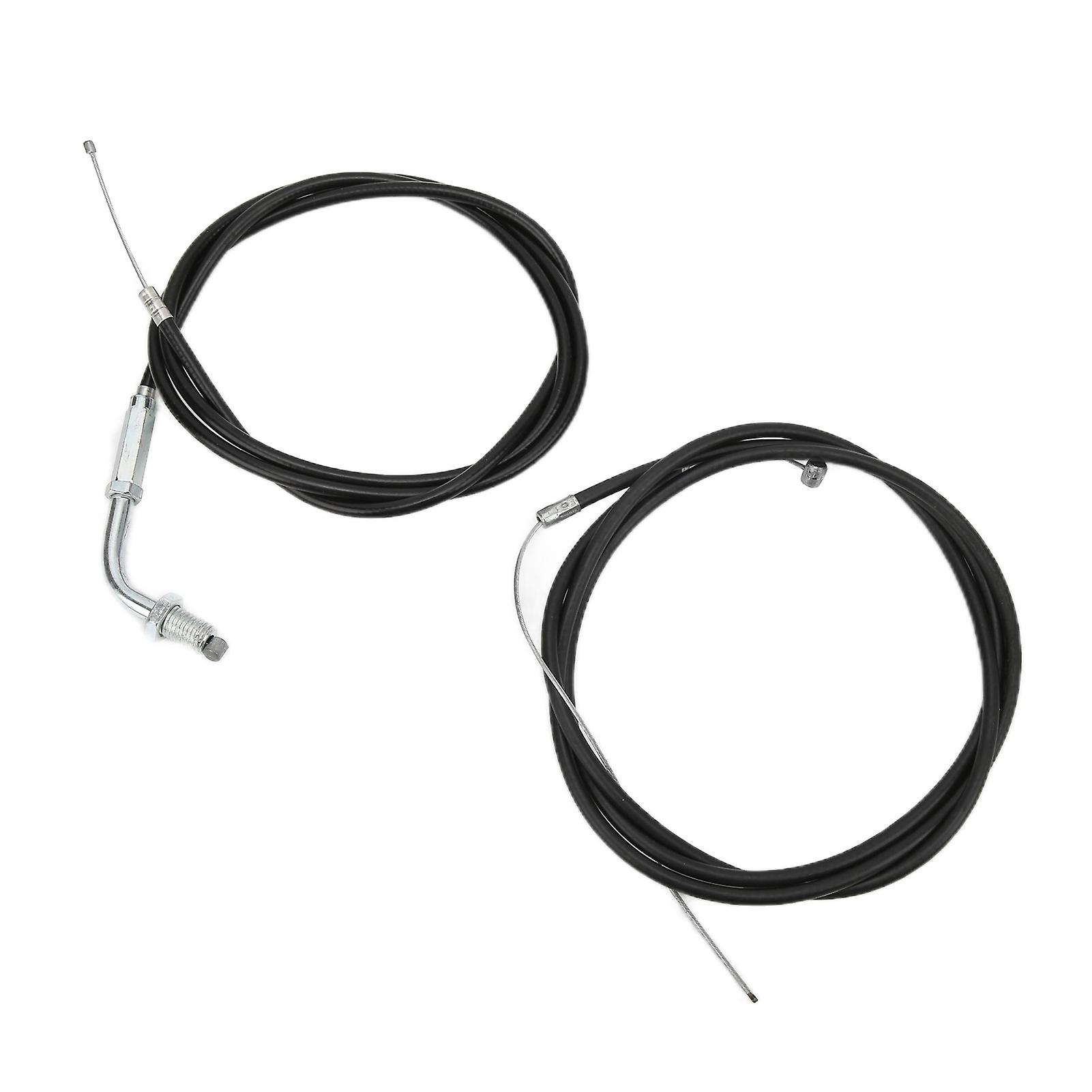 Throttle Clutch Cable Kit Pvc Steel High Tenacity For 49cc 66cc 80cc Motorized Bicycle