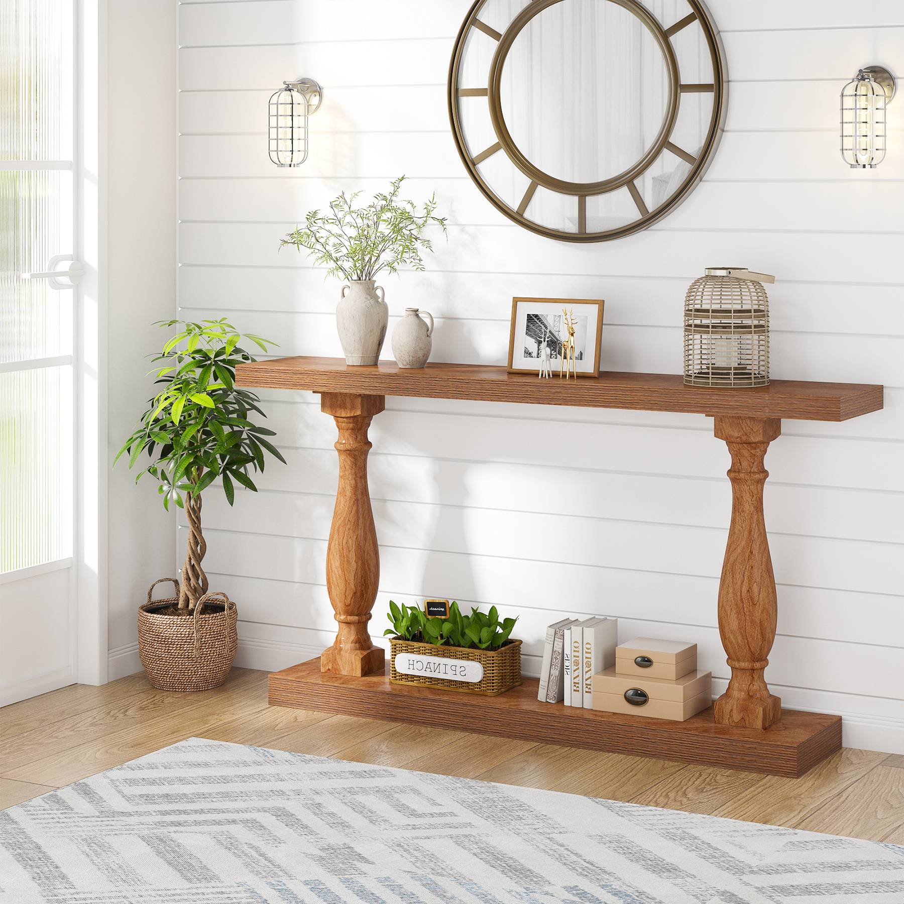 Farmhouse Console Table, 63