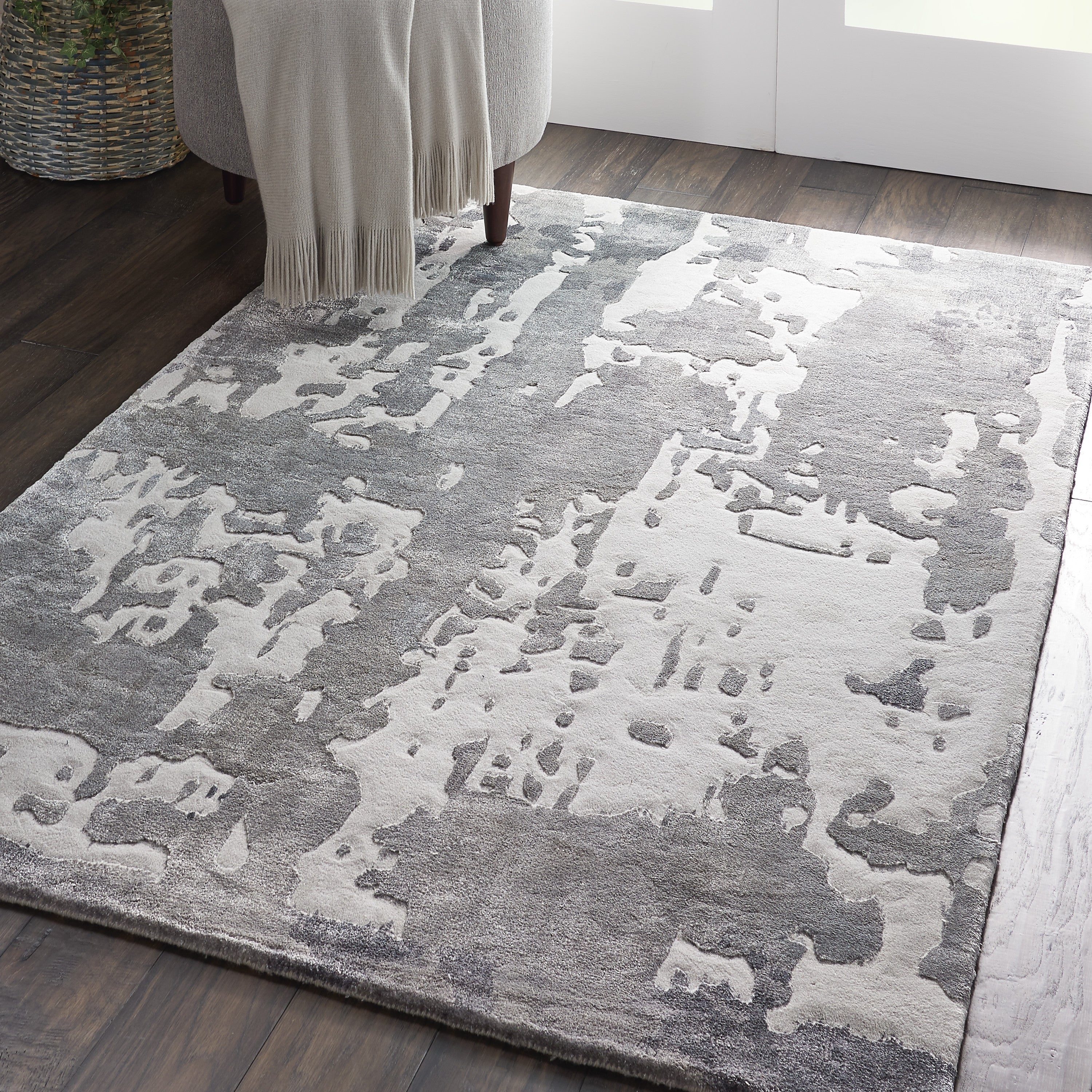 Prismatic Silver/Grey Rug