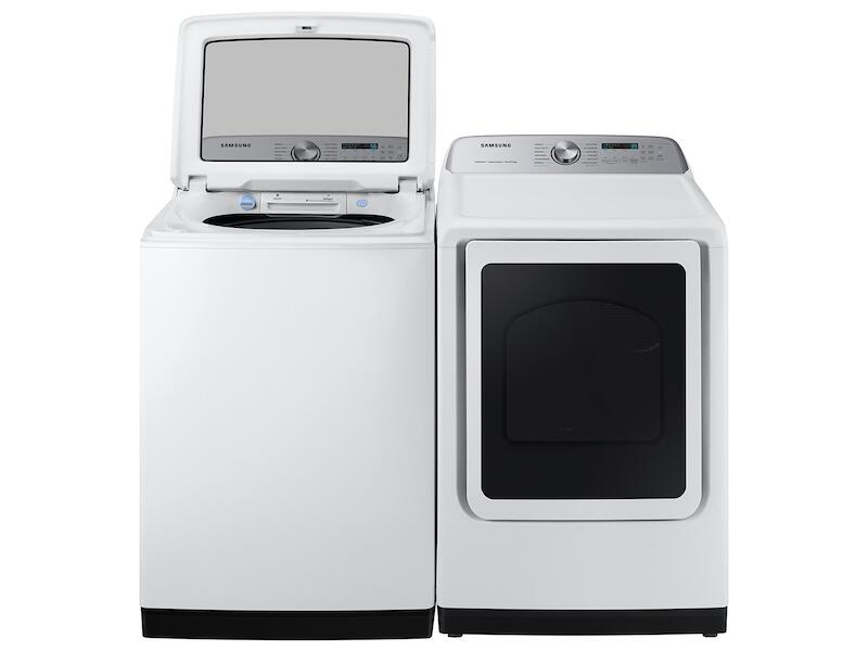 Samsung DVE52A5500W 7.4 Cu. Ft. Smart Electric Dryer With Steam Sanitize+ In White