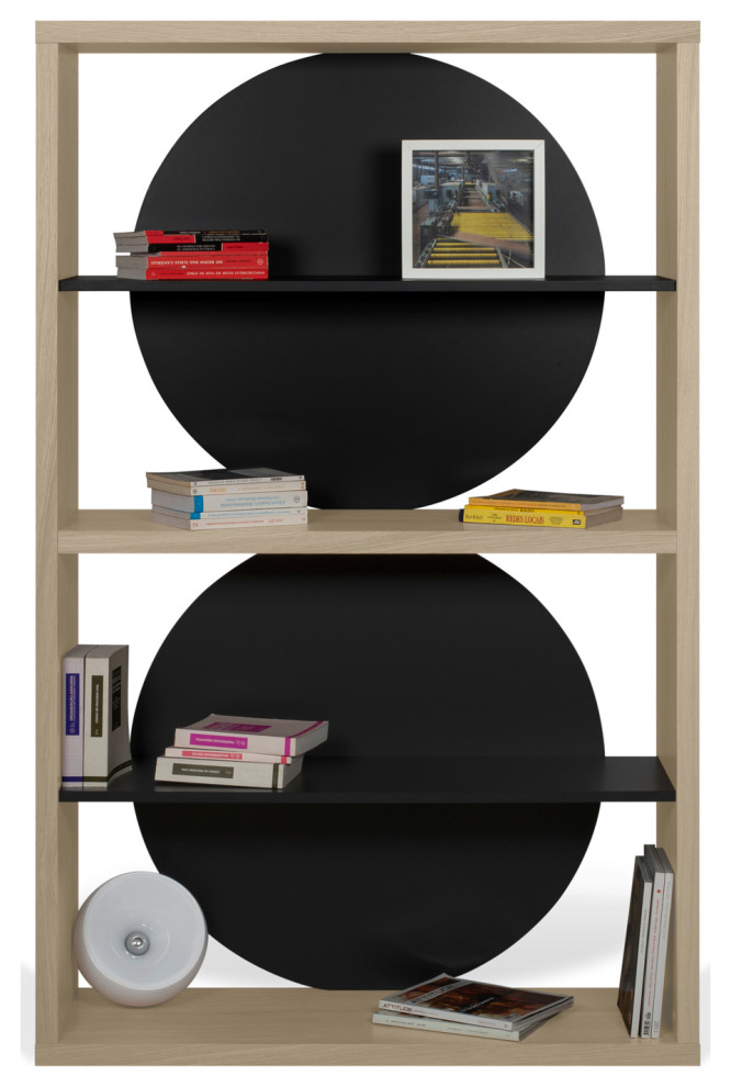 Zero Contemporary Unique Wood Book Shelf Display   Contemporary   Bookcases   by Plush Pod Decor  Houzz