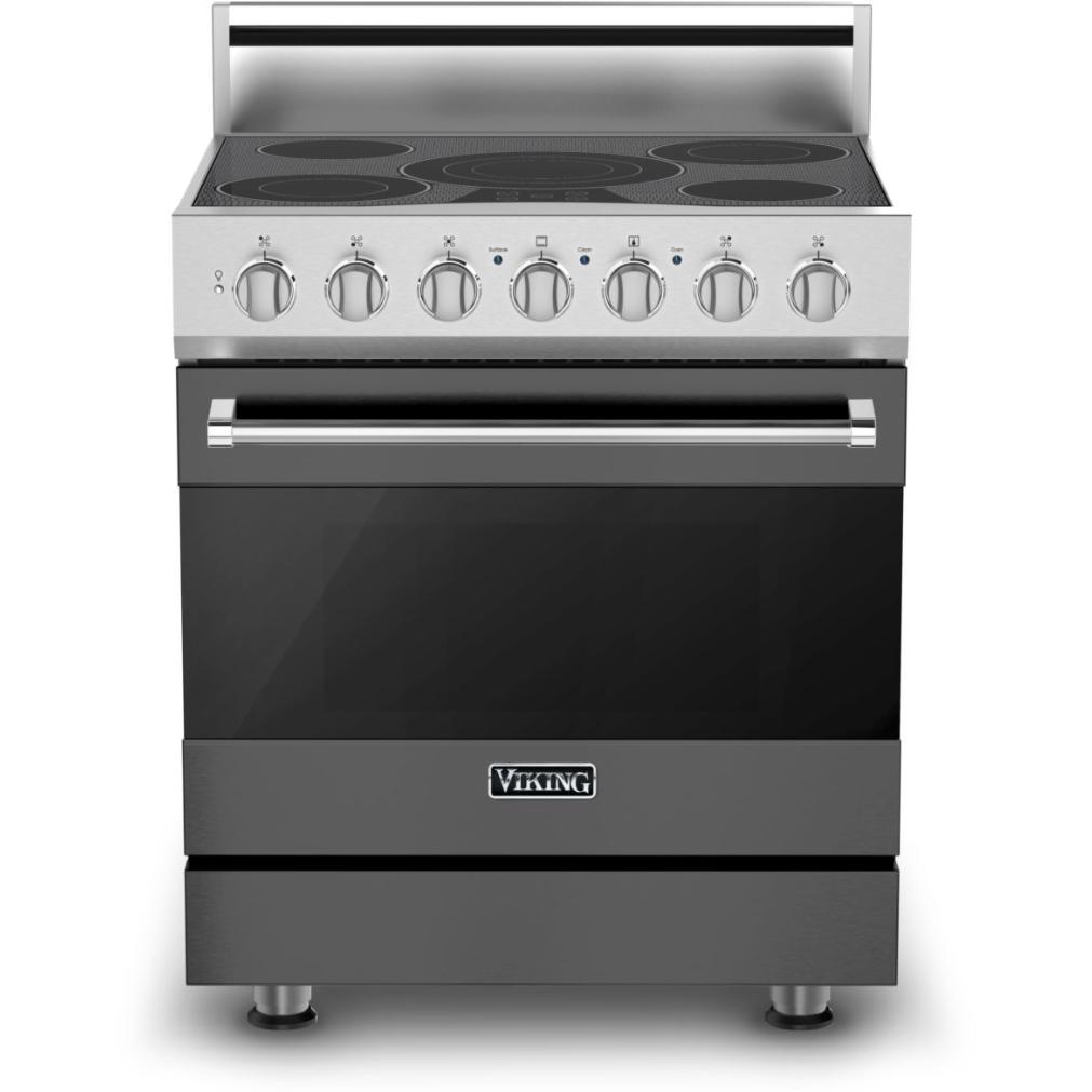 Viking 30-inch Freestanding Electric Range with Vari-Speed Dual Flow Convection CRVER3301-5BDG